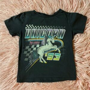 Cotton On Kid’s Unicorn Racing Graphic Tee, Size 4T Girls